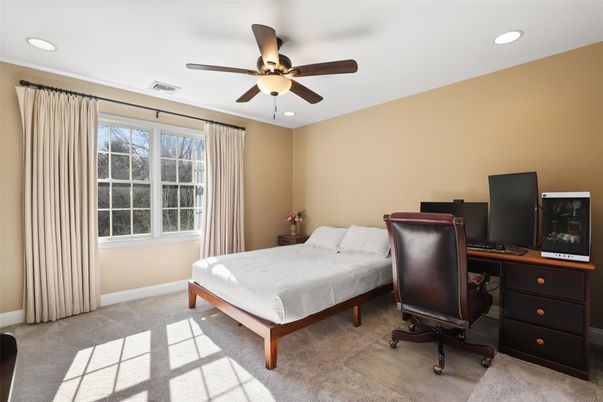 Bedroom, Home Office, Interior, Recessed Lighting