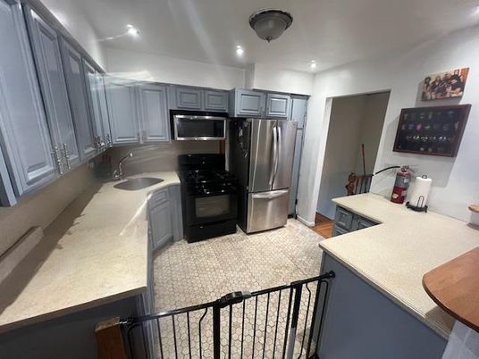 Interior, Kitchen, Recessed Lighting, Stainless Steel Appliances