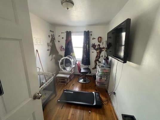 Fitness Equipment, Interior, Wood Texture Flooring