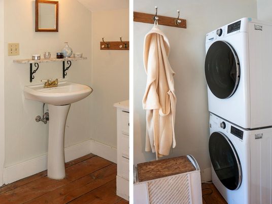Interior, Utility Closets, Washer, Wood Texture Flooring