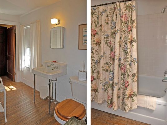 Bathroom, Interior, Wood Texture Flooring