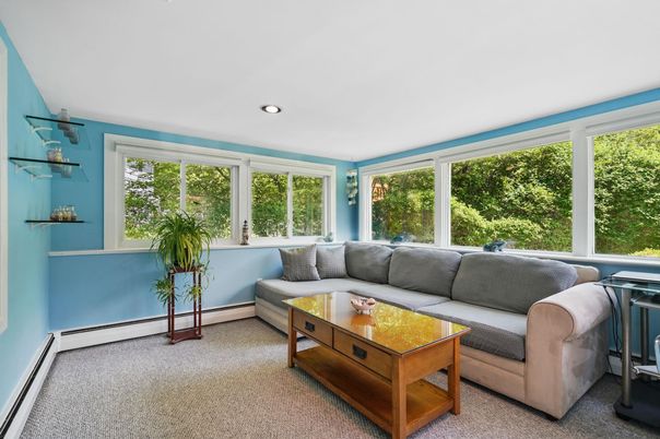 Interior, Living room, Recessed Lighting, Sun Room