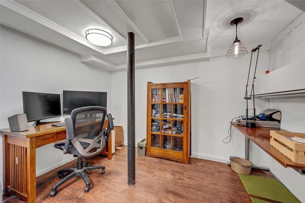 Home Office, Interior, Wood Texture Flooring