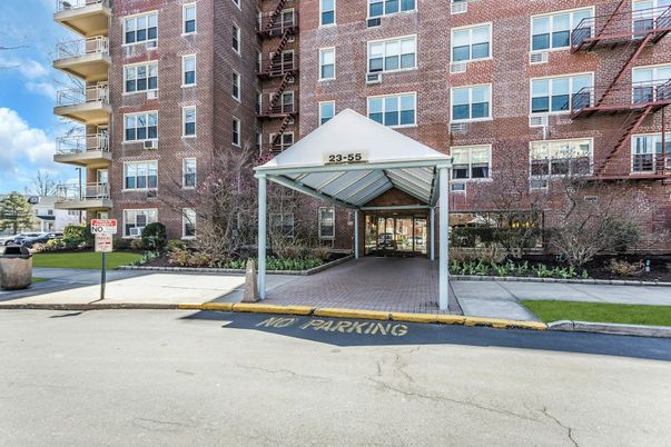 Exterior, Facade, Brick Facade, Condo Building