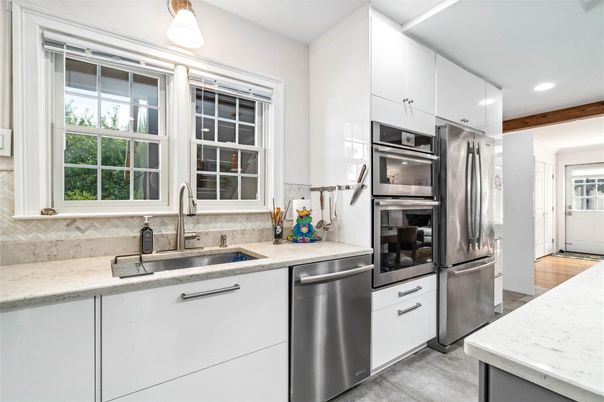 Interior, Kitchen, Recessed Lighting, Stainless Steel Appliances