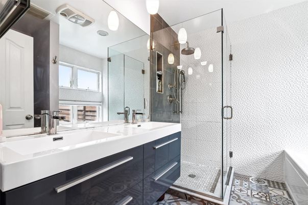 Bathroom, Glass Shower, Interior