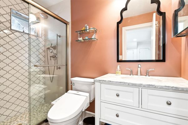 Bathroom, Glass Shower, Interior
