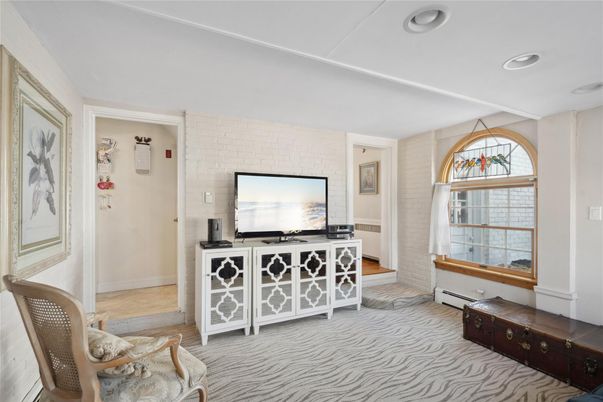 Interior, Recessed Lighting, Stone Walls