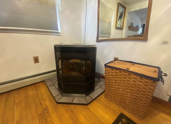 Fireplace, Interior, Wood Texture Flooring