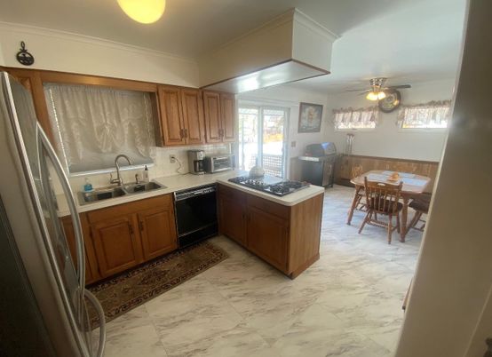 Dining room, Interior, Kitchen, Marble