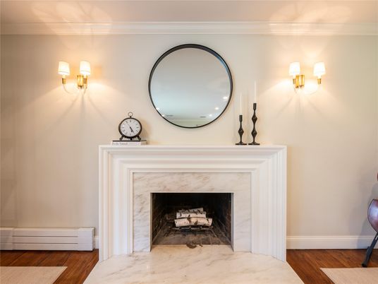 Fireplace, Interior, Wood Texture Flooring
