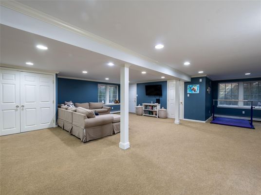 Interior, Living room, Recessed Lighting