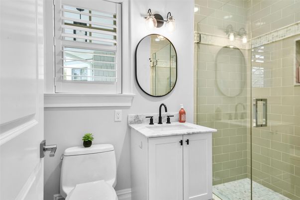 Bathroom, Glass Shower, Interior