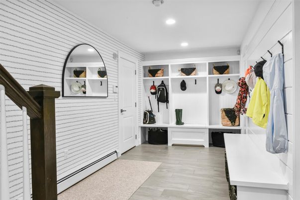 Interior, Recessed Lighting, Wood Texture Flooring