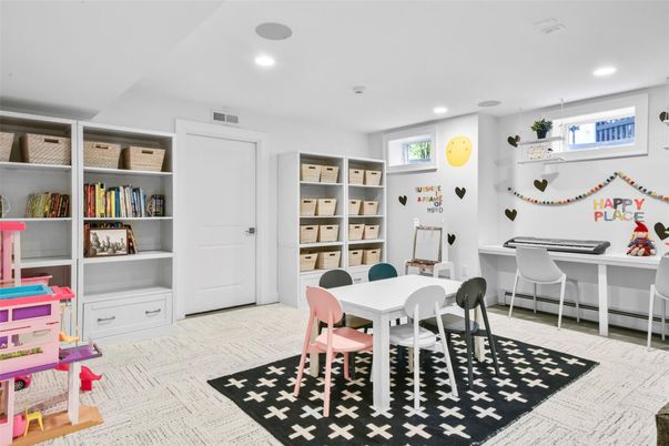 Home Office, Interior, Piano, Recessed Lighting