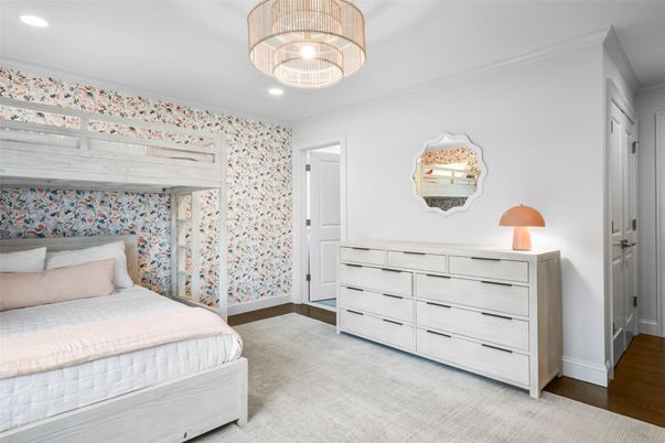 Bedroom, Interior, Pendant Lights, Recessed Lighting