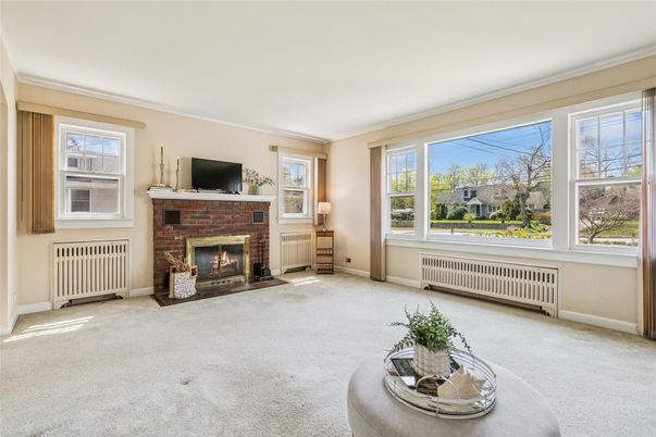 Empty room, Fireplace, Interior