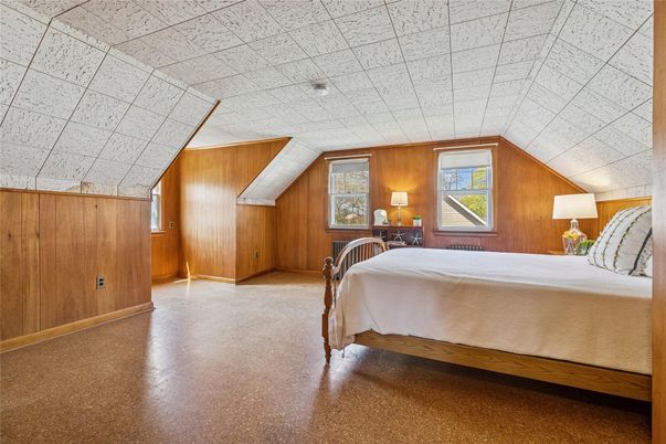 Bedroom, Interior, Wooden Walls