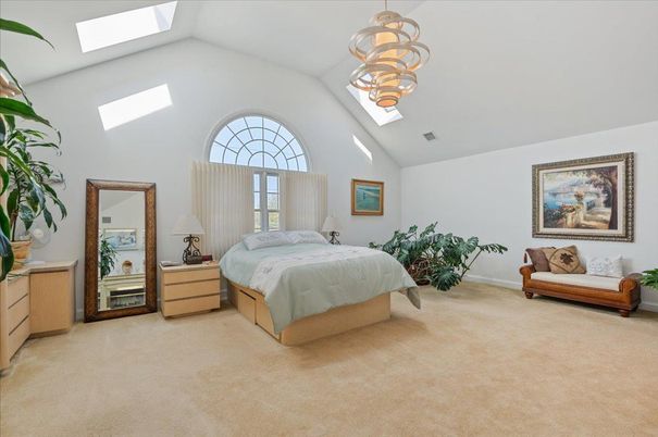 Bedroom, Interior, Pendant Lights