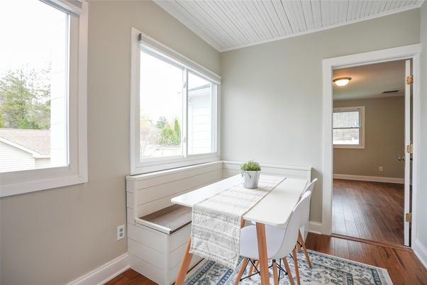Dining room, Interior, Wood Texture Flooring