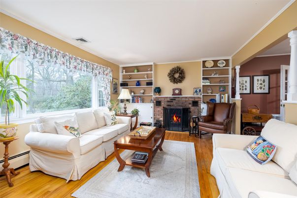 Fireplace, Interior, Living room, Wood Texture Flooring