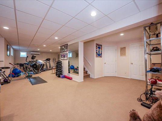 Fitness Equipment, Interior, Recessed Lighting