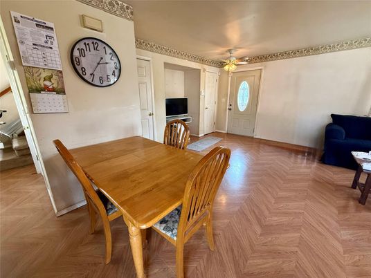 Dining room, Interior, Wood Texture Flooring
