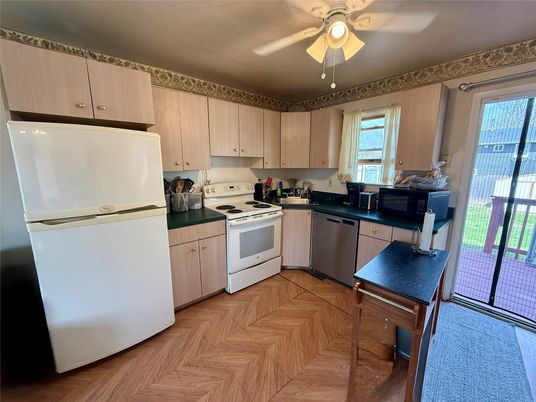 Interior, Kitchen, Wood Texture Flooring