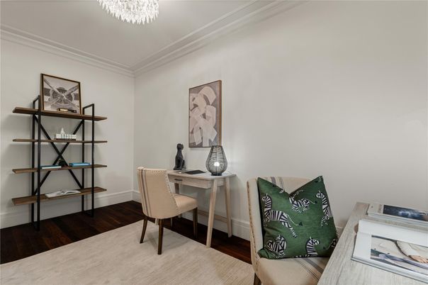 Home Office, Interior, Wood Texture Flooring