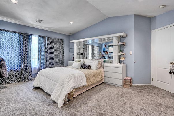 Bedroom, Interior, Recessed Lighting