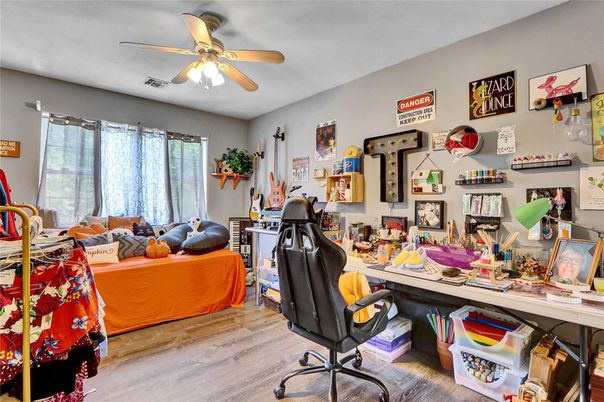 Home Office, Interior, Wood Texture Flooring