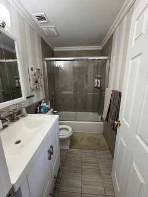 Bathroom, Glass Shower, Interior