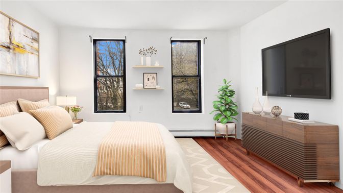 Bedroom, Interior, Wood Texture Flooring