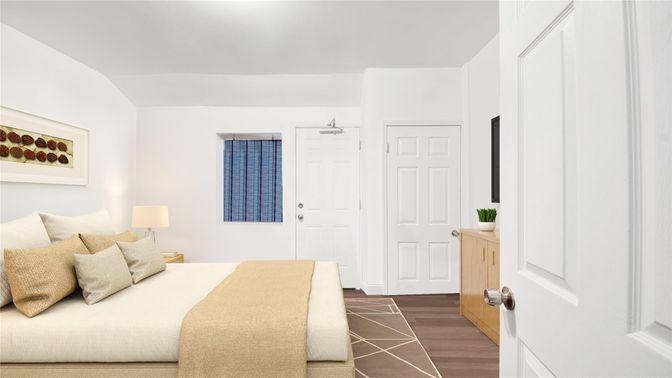 Bedroom, Interior, Wood Texture Flooring