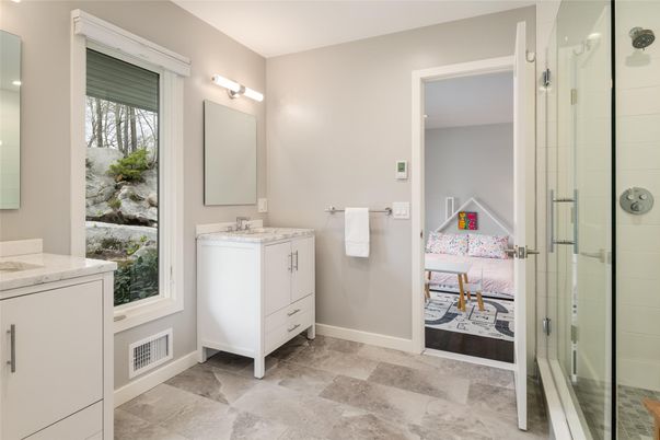 Bathroom, Glass Shower, Interior