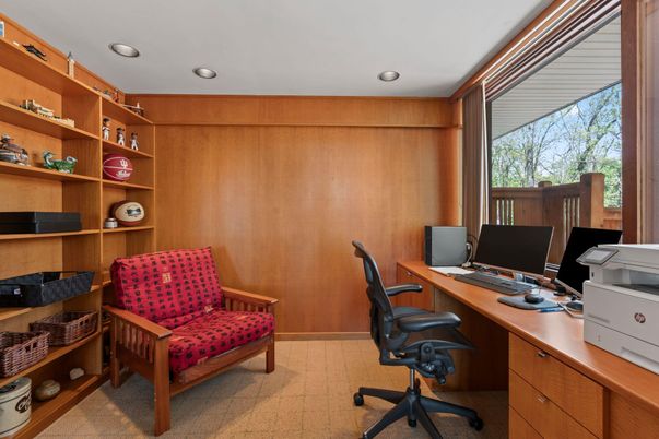 Home Office, Interior, Recessed Lighting