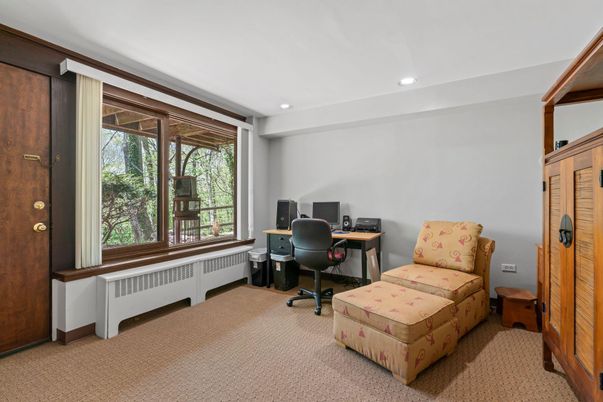 Home Office, Interior, Recessed Lighting