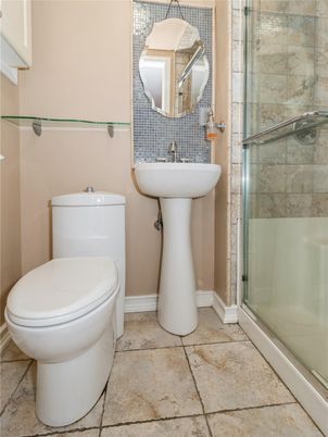 Bathroom, Glass Shower, Interior