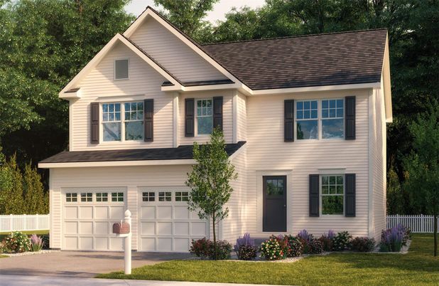 Attached, Exterior, Facade, Farmhouse