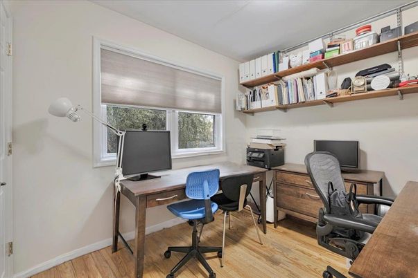 Home Office, Interior, Wood Texture Flooring