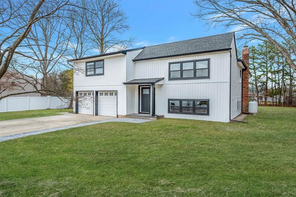 Attached, Backyard, Exterior, Facade, Farmhouse