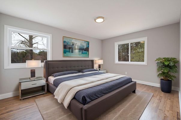 Bedroom, Interior, Wood Texture Flooring