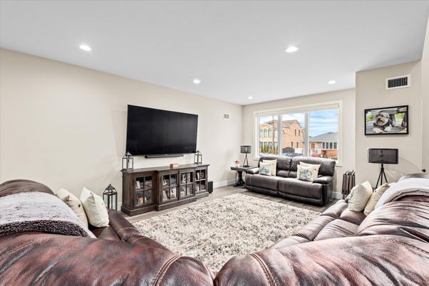 Interior, Living room, Recessed Lighting