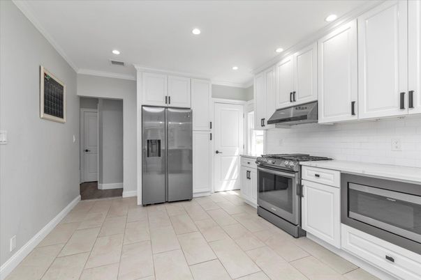 Interior, Kitchen, Recessed Lighting, Stainless Steel Appliances