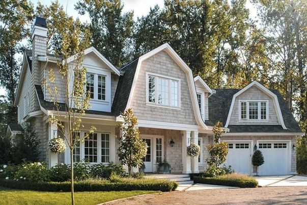 Attached, Exterior, Facade, Farmhouse
