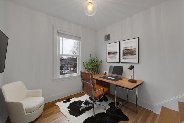 Home Office, Interior, Wood Texture Flooring
