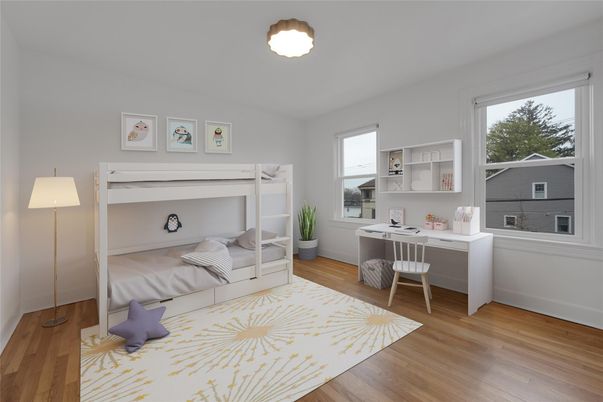 Bedroom, Home Office, Interior, Wood Texture Flooring