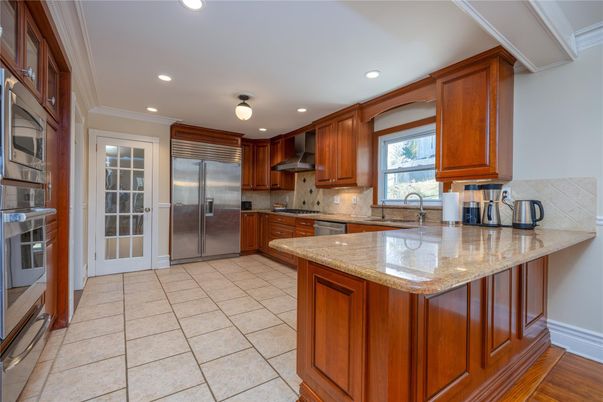 Interior, Kitchen, Recessed Lighting, Stainless Steel Appliances