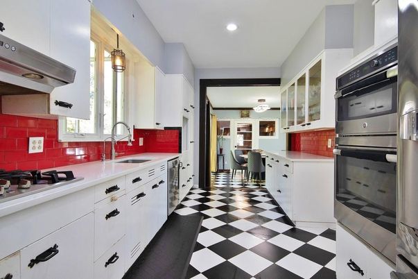 Interior, Kitchen, Recessed Lighting, Stainless Steel Appliances