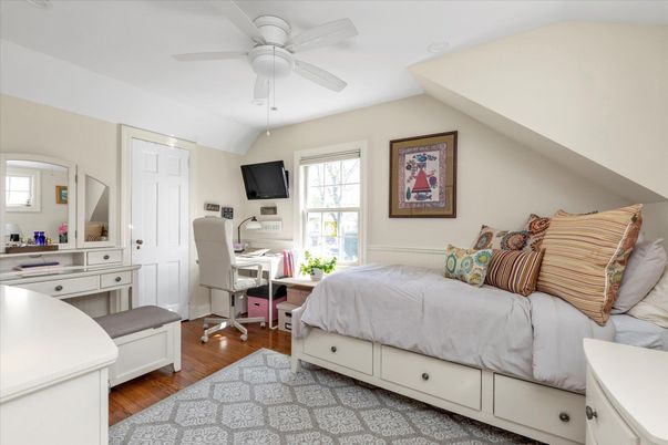 Bedroom, Home Office, Interior, Wood Texture Flooring